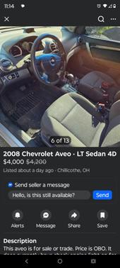 2008 Chevrolet Aveo LT