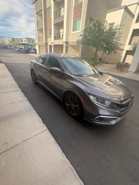 Gray 2019 Honda Civic EX