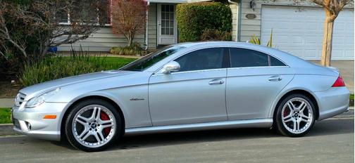 Silver 2008 Mercedes-Benz CLS-Class CLS 63 AMG