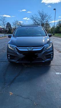 Gray 2018 Honda Odyssey EX-L