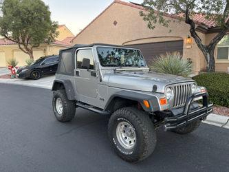 Gray 2001 Jeep Wrangler SE