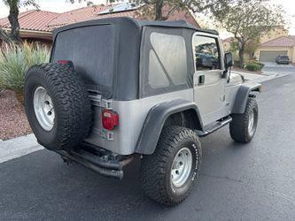 Gray 2001 Jeep Wrangler SE