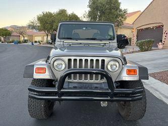 Gray 2001 Jeep Wrangler SE