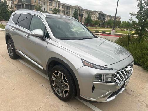 Silver 2023 Hyundai SANTA FE HEV SEL Premium