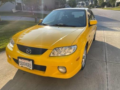 Yellow 2003 Mazda Protege5 Base