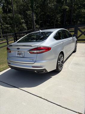 Silver 2019 Ford Fusion Titanium