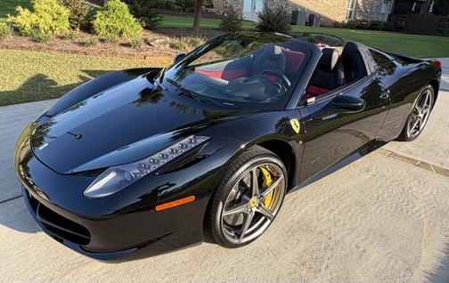 Black 2012 Ferrari 458 Spider Base