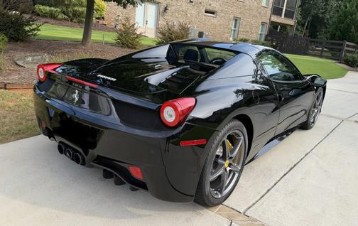 Black 2012 Ferrari 458 Spider Base