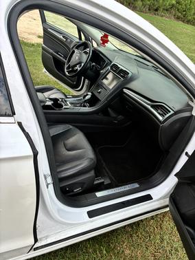 White 2014 Ford Fusion Energi Titanium