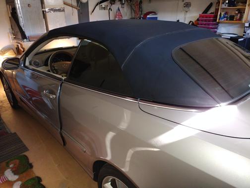 Gray 2006 Mercedes-Benz CLK-Class 350 Cabriolet