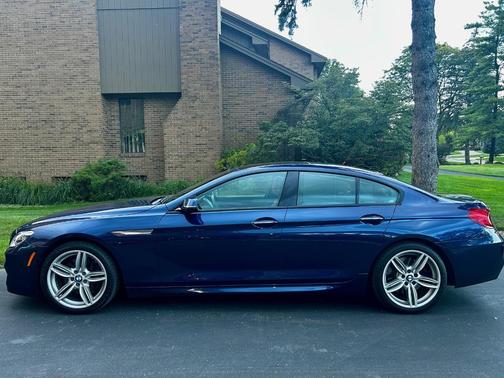 Blue 2017 BMW 650 Gran Coupe i xDrive