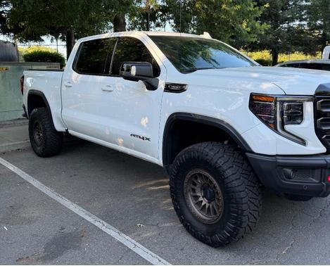 White 2025 GMC Sierra 1500 AT4X