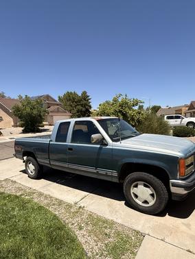 Blue 1992 GMC Sierra 2500 Extended Cab