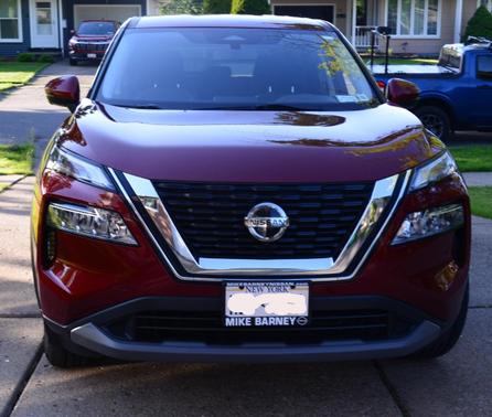 Red 2021 Nissan Rogue SV