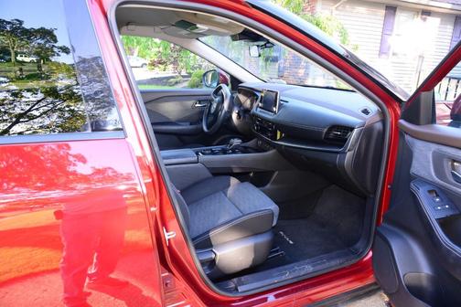 Red 2021 Nissan Rogue SV