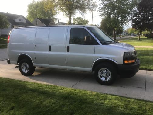 Silver 2019 Chevrolet Express 2500 Work Van