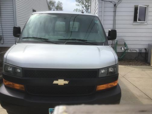 Silver 2019 Chevrolet Express 2500 Work Van