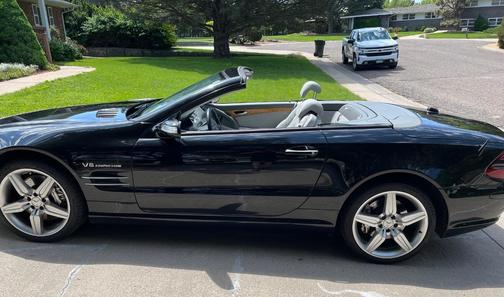 Black 2005 Mercedes-Benz SL-Class SL55 AMG