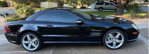 Black 2005 Mercedes-Benz SL-Class SL55 AMG