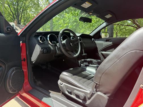 Red 2005 Ford Mustang GT
