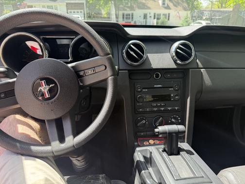 Red 2005 Ford Mustang GT