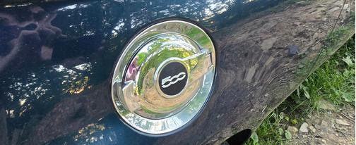 Blue 2015 FIAT 500 Pop
