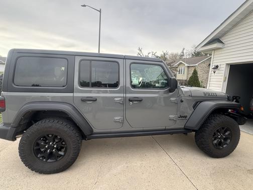 Gray 2023 Jeep Wrangler Willys
