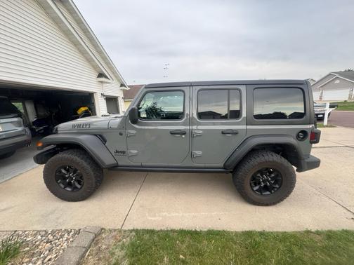 Gray 2023 Jeep Wrangler Willys