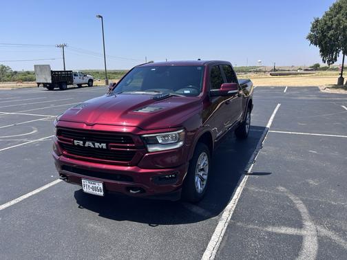 Red 2019 RAM 1500 Laramie