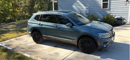 Blue 2019 Volkswagen Tiguan 2.0T SEL Premium