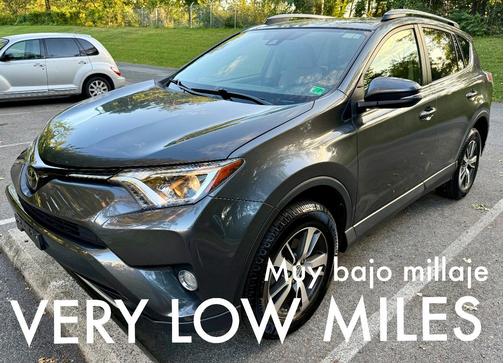 Gray 2018 Toyota RAV4 XLE
