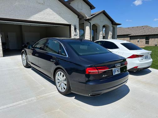 Blue 2017 Audi A8 L 3.0T