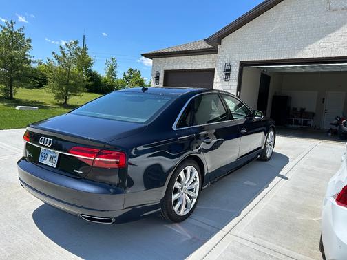 Blue 2017 Audi A8 L 3.0T