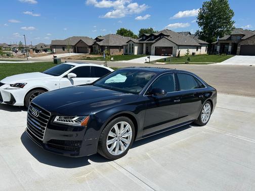 Blue 2017 Audi A8 L 3.0T