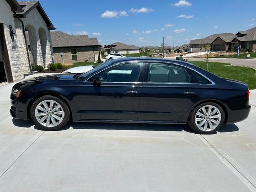 Blue 2017 Audi A8 L 3.0T