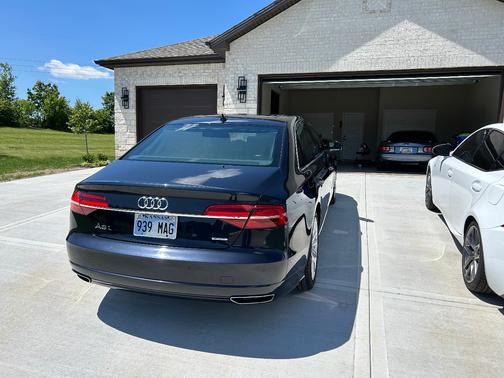 Blue 2017 Audi A8 L 3.0T