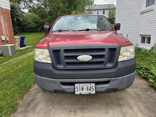 Red 2008 Ford F-150 XL