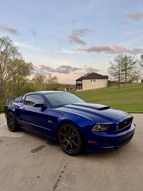 Blue 2013 Ford Mustang GT