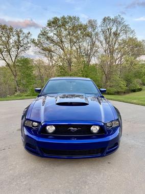 Blue 2013 Ford Mustang GT