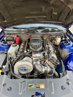 Blue 2013 Ford Mustang GT