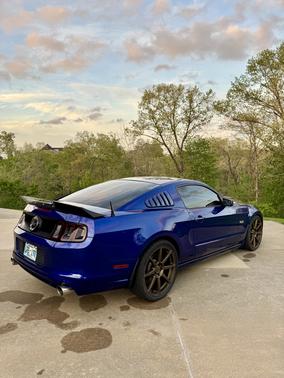 Blue 2013 Ford Mustang GT