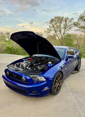 Blue 2013 Ford Mustang GT