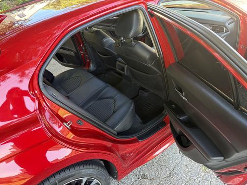 Red 2020 Toyota Camry SE