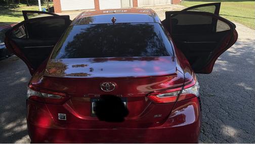 Red 2020 Toyota Camry SE