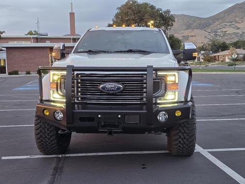 White 2020 Ford F-450 Platinum