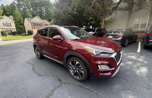 Red 2020 Hyundai TUCSON Sport