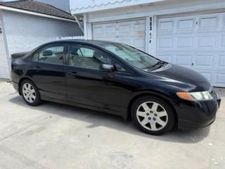 Black 2008 Honda Civic LX