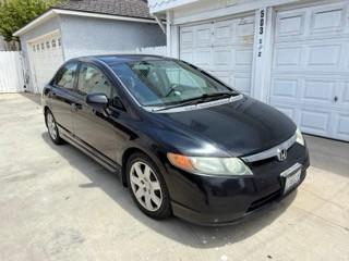 Black 2008 Honda Civic LX