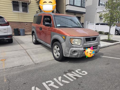 Orange 2005 Honda Element LX