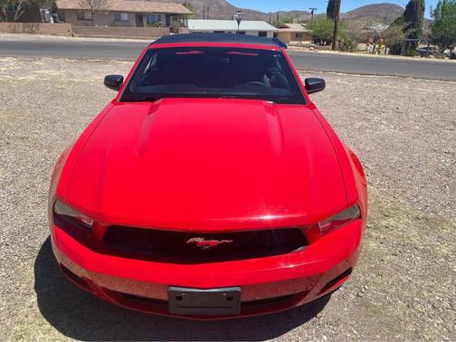Red 2010 Ford Mustang Base